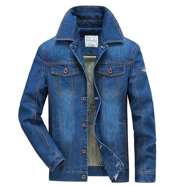 

men's jackets brand denim jacket men military casual jeans coat single breasted plus size mens many pockets mesh liner outwear, Black;brown