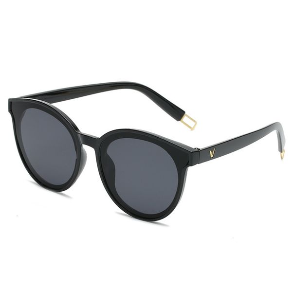 

2021 new net red star korean men's and women's big frame fashion trend street sunglasses, Silver