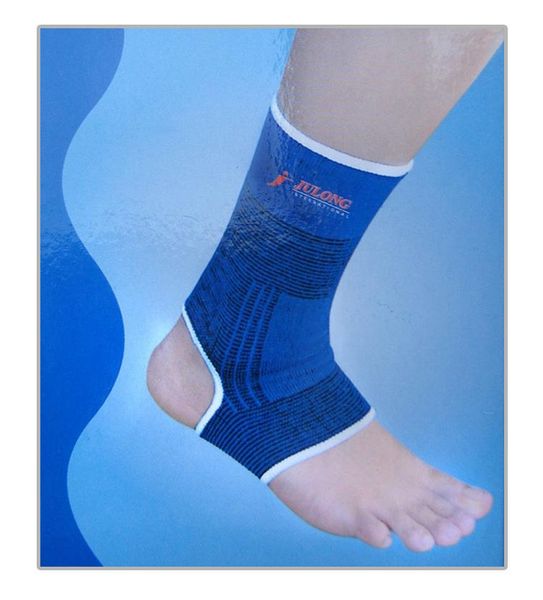 

ankle support 1 pair pad protection elastic brace guard sports gym blue warm, Blue;black