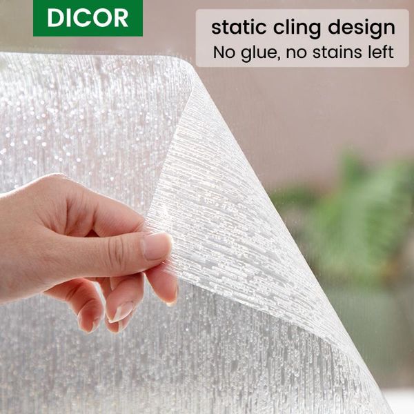 

2m decorative stickers for glass thermal insulation window film privacy static interior for home decor bathroom amenities