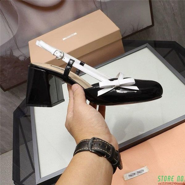 

dress shoes summer chunky high heel sandals women retro velvet shallow mouth slingback crystal chain fringe tassel pumps banquet, Black