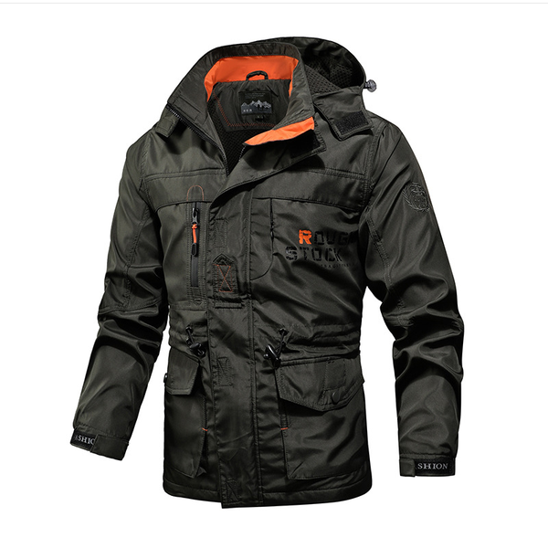 

men's jackets 2021 autumn/winter young men slim leisure windbreaker jacket, Black;brown