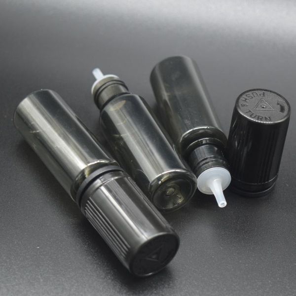 

storage bottles & jars dropper bottle 15ml with push turn tamper childproof flat caps style empty plastic water long tip cap small product