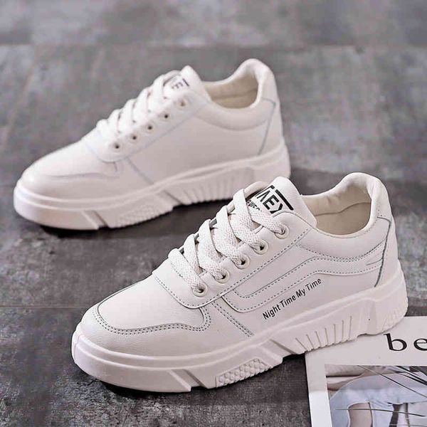 

dress shoes white women's shoes all game basic style 35-40 casual leather girls flat spring should have trainers tmms, Black