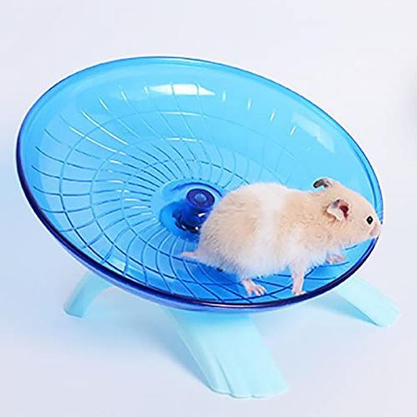 

small animal supplies plastic exercise wheel for animal-silent spinner non slip run disc hamster hedgehog pet