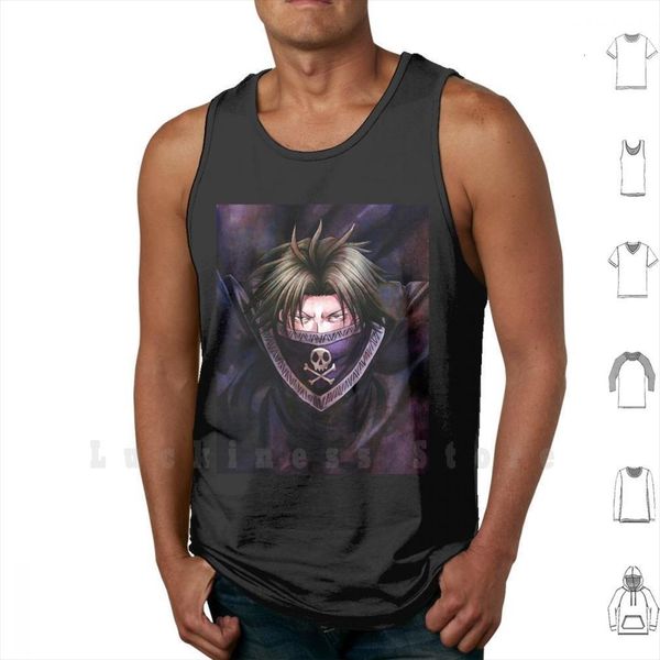 

feitan tank vest 100% cotton hunter x gon killua illumi hisoka netero phinx shizuku anime manga, White;black