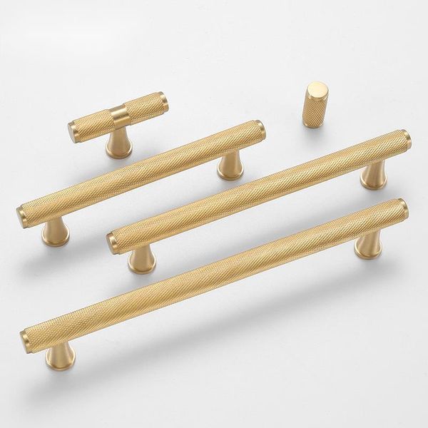 

handles & pulls all copper gold cabinet door handle single hole drawer thick pure is not easy to break