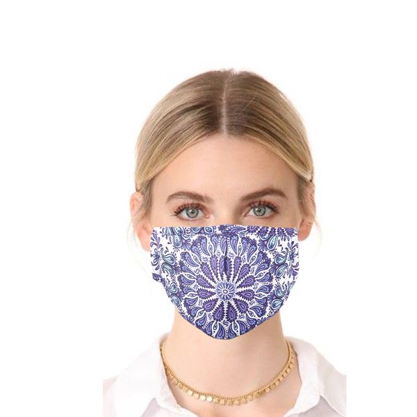 

mask polyter cotton printed cool three-layer protective anti haze 3d