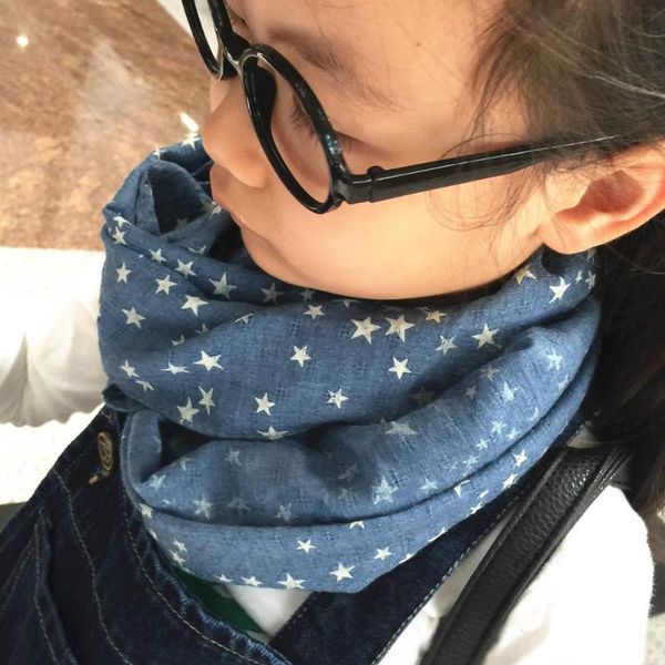 

scarves & wraps cruoxibb children winter autumn comfortable soft scarf very cute star baby boys and girls, Red;brown