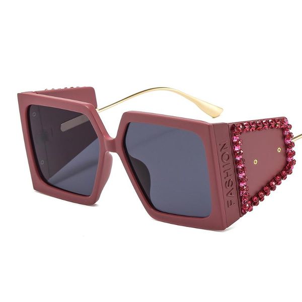 

sunglasses brand designer luxury sun glasses women big frame oversized square women's Ã³culos de sol feminino, White;black