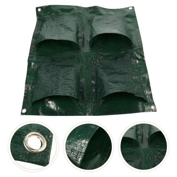 

storage bags 1pc wall-mounted planting vertical growing bag multi-pocket pouch
