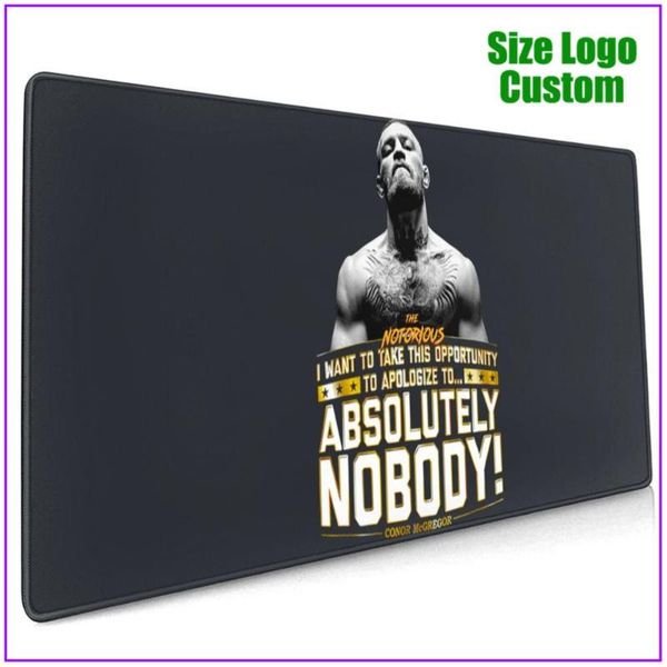 

mouse pads & wrist rests conor mcgregor apologize to nobody extra large gaming pad with support gel alfombrilla escritorio pc gamer completo