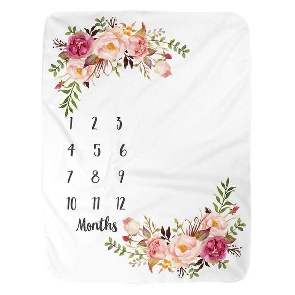 

milestone baby pgraphy newborn 12 monthly p props background blanket 210309
