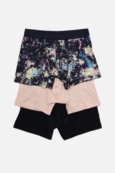 

underpants trendyol male 3'lÃ¼ package boxer tmnaw22bx0069, Black;white