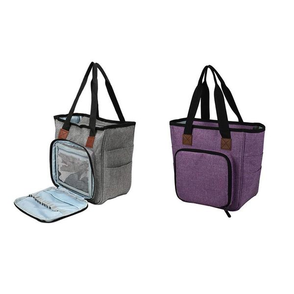 

storage bags knitting needles sewing set crochet hooks thread yarn bag diy organizer holder wool