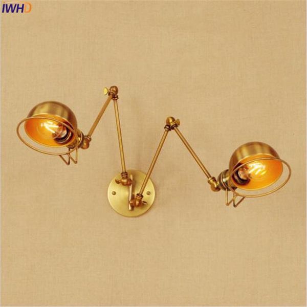 

wall lamp iwhd copper swing long arm led light fixtures wandlamp retro loft industrial vintage edison sconce lampara pared