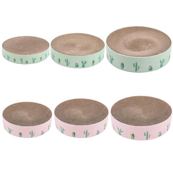 

corrugated cardboard catnip scratcher board nail scraper mat kitten bed toy l9cf
