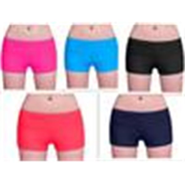 

wholesale-women ladies plain swim shorts bikini swim boy style short brife bottoms