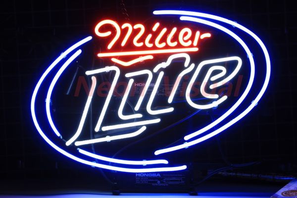 

17*13 neon signs light real glass tube handmade neon beer bar sign t006