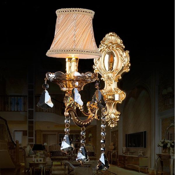 

wall lamps fashion crystal lamp sconce light candle stair bedroom bedside mirror