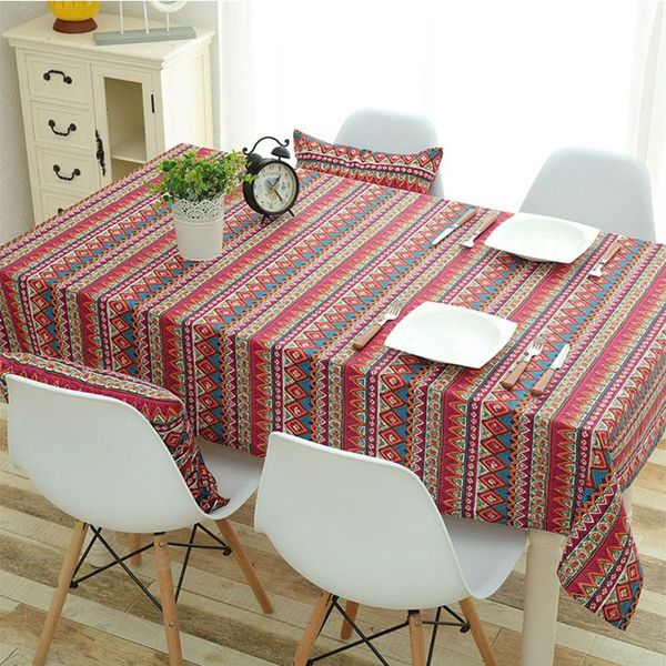 

national style cotton and linen tablecloth tablecloth 3
