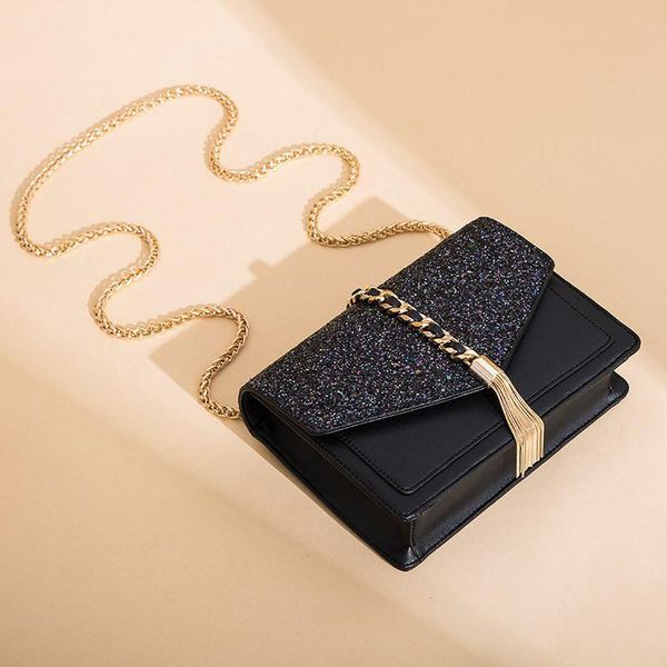 

women's new limited foreign starry sky bag french niche high sense single shoulder messenger chain bag crossbody bags for women