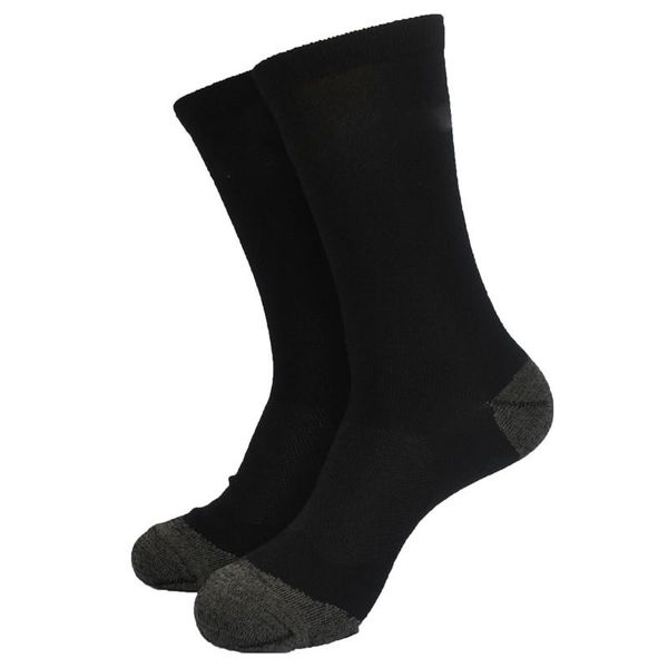 

sports socks 2 pairs spring black color merino wool outdoor men's