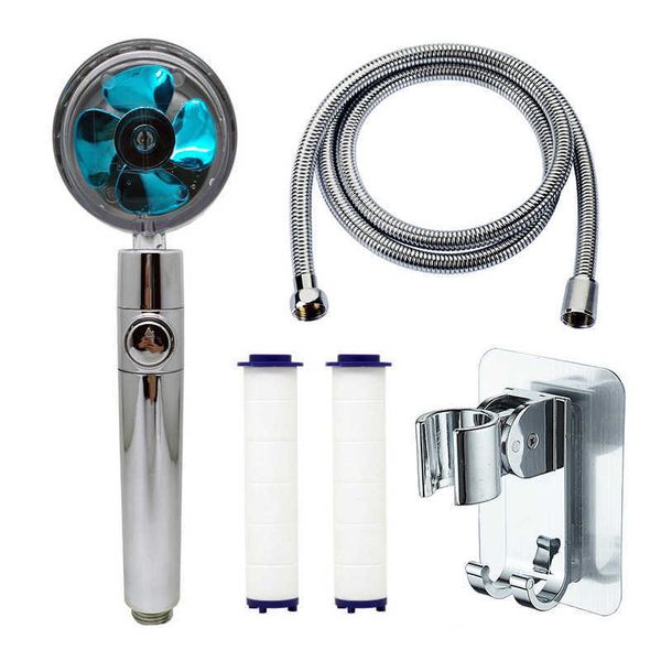 

high pressure shower head 360 rotated handheld showerhead with turbocharged bathroom pressurized massage rainfall shower head