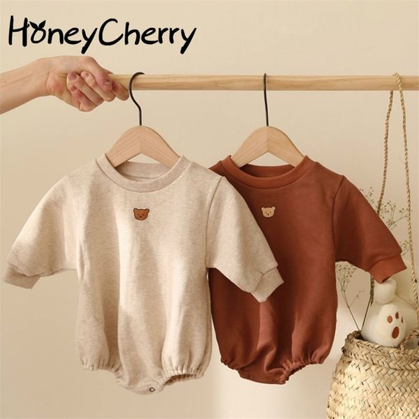 

style baby bodysuits autumn cotton loose boy onesie triangle 210702, Blue