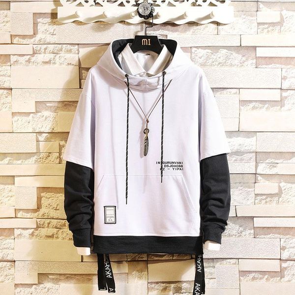 

women's hoodies & sweatshirts men's hooded pullover sweater 2021 spring and autumn leisure leave 2 european size jacket, Black