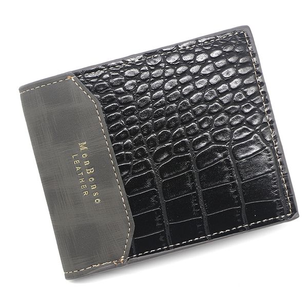 

men 2021 new casual mens short wallet print designer wallet short bag leopard print europe and america snakeskin print fashion trend bags, Red;black