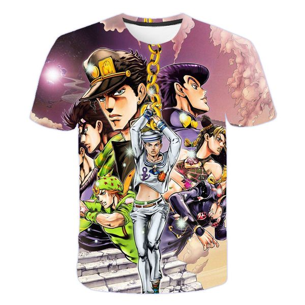 

2020 fashion super good-looking 3d printing leisure t-shirt boys and girls personality t-shirt childrens animation t-shirt, Blue