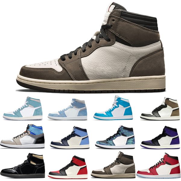 

brand new 1s man's basketball shoes turbo hyper royal unc dark mocha obsidian tie dye court purple bred toe cactus jack chicago twist u