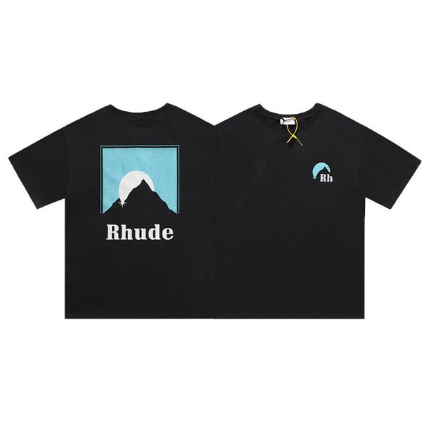 

men's t-shirts 21ss summer fashion casual print and women's short-sleeved loose t-shirt, White;black