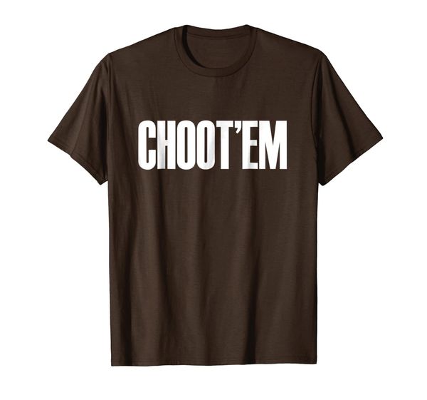 

choot'em t-shirt, White;black