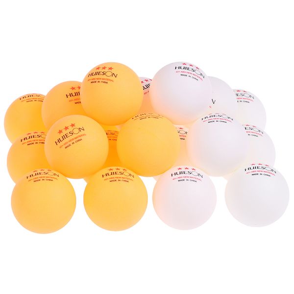 

10pcs practical new material table tennis ball 40+mm diameter 3 star abs plastic ping pong balls for table tennis training