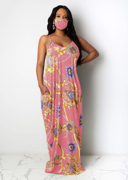 

luxury print maxi internet celebrity, spaghetti shoulder strap, dress, new collection 2021 h7d3, Black;gray