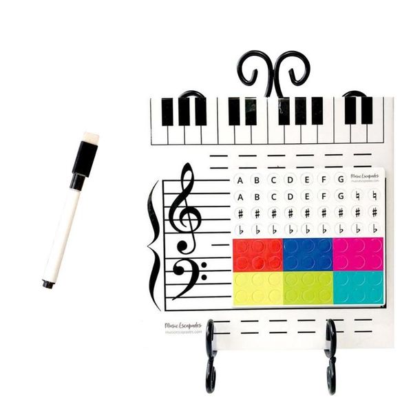

window stickers dry erase magnetic board white with music staff lines musical note writing teaching supplies flexible a