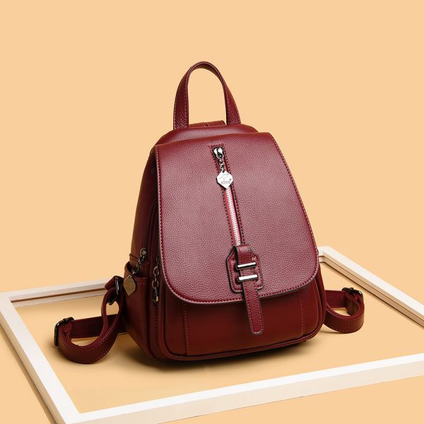 

factory outlet luxury handbags and storage f home kangaroo shoulder double women's p leather 2021 new soft cow mother's