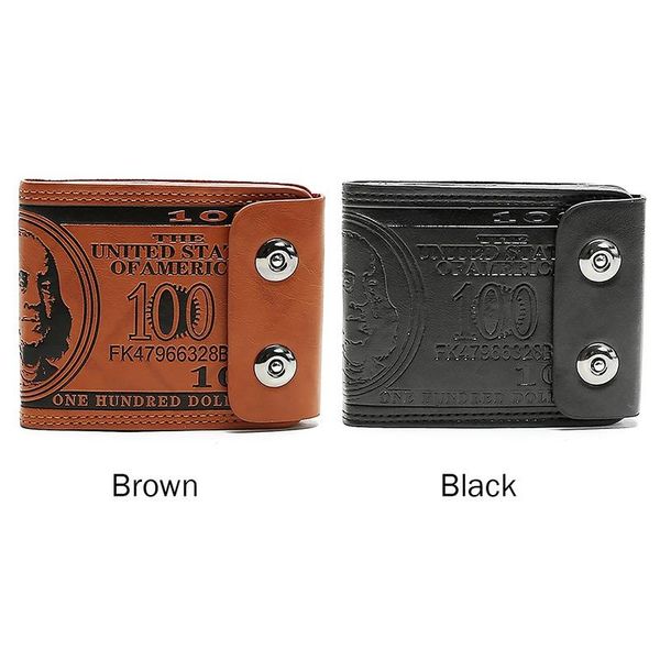 

card holders vintage men leather wallet holder passport cover men's coin zipper gift for, Brown;gray
