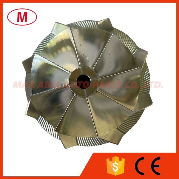 

gt15-25 42.00/53.00mm 8+0 blades performance turbocharger turbo billet compressor wheel/aluminum 2618/milling wheel for cartridge/chra/core