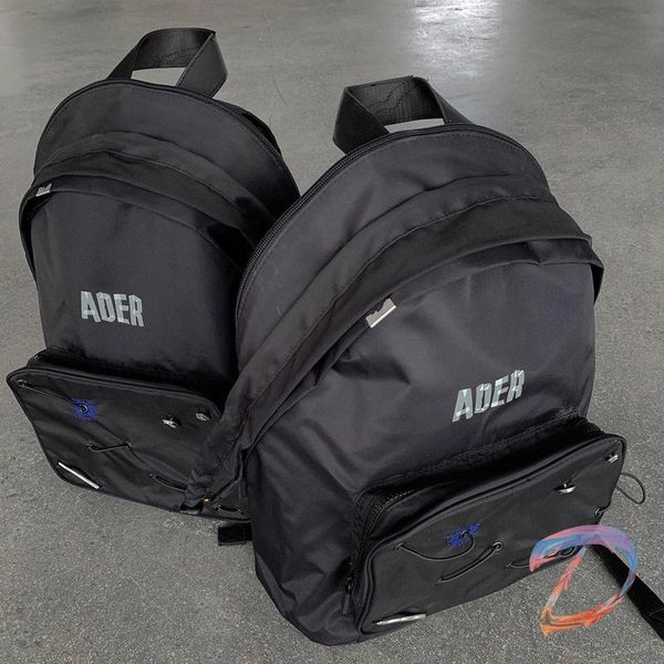 

backpack adererror men women multifunctional waterproof ader irregular thread embroidery interspersed fashion