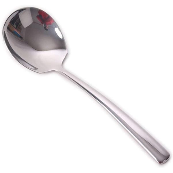 

spoons large serving spoon,set of 8 stainless steel spoon,mirror finish for elegant buffet banquet party holiday