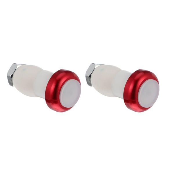

2pcs bike handlebar singal lamp grips end plug led safety turning light