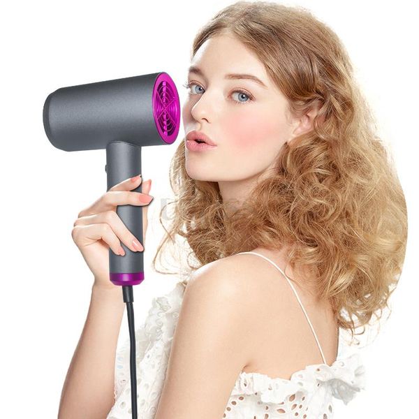 

electric hair brushes 1800w professional blow dryer ceramic technology negative ion for home salon styler pregnant with diffuser & concentra