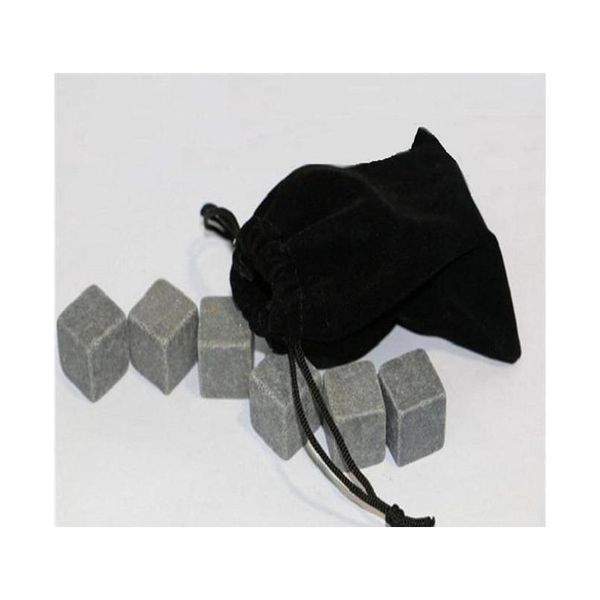 

180pcs/20set natural stones 9pcs/set whiskey stones cooler rock soapstone ice cube with velvet stor jllfzs xmhyard