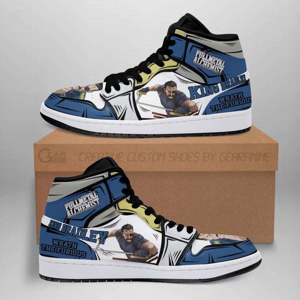 

fuhrer king bradley sneakers metal alchemist anime sho fan
