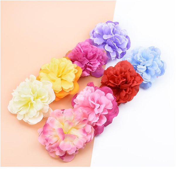 

10pieces artificial plants for wedding car party home decor scrapbooking decorative flowers wreaths diy a cap silk jlletn