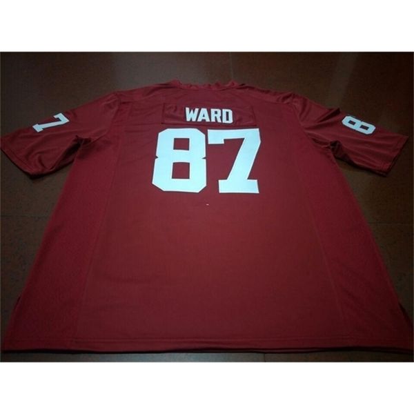 

668 #87 d.j. ward red white oklahoma sooners alumni college jersey or custom any name or number jersey, Black