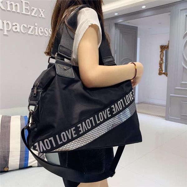 

evening bags 2021 women travel female shoulder bag large-capacity oxford cloth crossbody handbag messenger light fitness